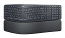 Logitech ERGO K860 Ergonomisk Trådløs Tastatur med Håndleddstøtte - Grafitt