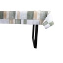 Borg Living Tekstil voksduk med akrylbelegg   30 meter på rull   Brick grey   140 cm bred tekstilduk