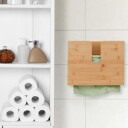 Bambus papirhåndkle dispenser
