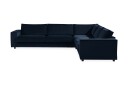 Cloudia Hjørnesofa Large Fløyel   Blå