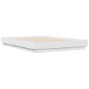  Sengeramme med LED-lys hvit 140x200 cm 8721012275287