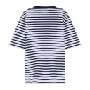 AMI Striped T Shirt Mariniere   Navy   L