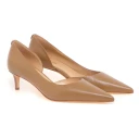 Michael Kors Elyse Kitten Pump   Beige   37