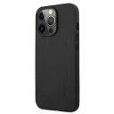 Mercedes AMG Hardcase Lær for iPhone 13 Pro / 13 6,1" - Svart med Varmestempling