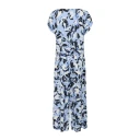 Kaffe Kamira Plain Weave Jumpsuit Printed Blue 46