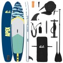  SUP-brett med sete 2-i-1 APEX 366 x 81 x 15 cm Blå for