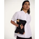 La DoubleJ Dame Vesker Svart ONE SIZE,