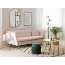 3 seters sofa Frederica   Rosa Gull/Fløyel
