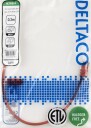 DELTACO Nettverkskabel Cat6 U/UTP AWG28 LSZH 0,3 m Rød