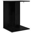 vidaXL Sidetabell Svart Eik 45 x 40 x 62,5 cm Konstruert tre
