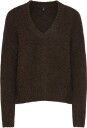 ONLY Onlfiona Ls Loose V Neck Knt   COFFEE BEAN   XS