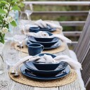 Porsgrunds Porselænsfabrik Sense Teal Tallerken 28 cm 4pk