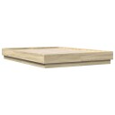  Sengeramme sonoma eik 160x200 cm konstruert tre 8721012275799