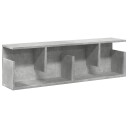  Veggskap 100x20x30 cm betonggrå konstruert tre 8721158391322
