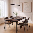 Spisebord for 4 – eikeeffekt 110 x 60 cm slitesterk ramme
