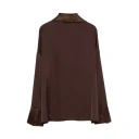 D.Exterior Dame Bluser & Skjorter Brun M,