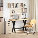  Skrivebord NOAIN X-formede ben 120x50x75 cm heltre furu