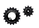 Tripeak Oversized trinsehjul Jetstream pro keramiske lager Shimano GRX RX810/815 11T/18T Svart