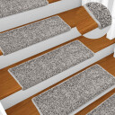  Trappematter 30 stk 65x21x4 cm grå 8721288459442