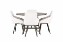 Kaseidon Spisegruppe 100 cm Rund med 4 Rosie Stoler   Beige