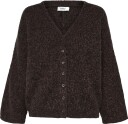 Topshop Tsrene Ls Cardigan Knt Noos   CHOCOLATE BROWN   S