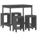  Hagebarsett 5 deler grå heltre furu 3157747