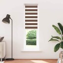  Sebragardin brun 65x200 cm stoff bredde 60,9 polyester