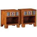  Nattbord 2 stk 40x35x45 cm heltre akasie 8721158375919