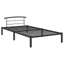 vidaXL Sengeramme svart metall 100x200 cm
