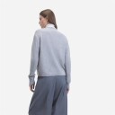 From Future Heart Cardigan Sweater Gris Chine Fonce F