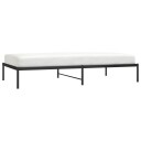 vidaXL Sengeramme i metall svart 107x203 cm