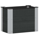 vidaXL Høybed Svart 50 x 30 x 36 cm