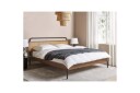 Dubbelsäng Beliani Boussicourt med lamellram 140x200 cm 180x200 -