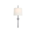 Cranston vägglampa svart/linne S