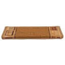 vidaXL Selvklebende trappematter 5 stk 65x21x4 cm beige