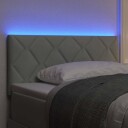  LED Hodegavl Diamant Blokker Design Lys Grå 100 cm Fløyel
