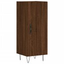 vidaXL Skjenk brun eik 34,5x34x90 cm konstruert tre