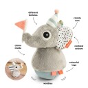 Done by Deer Tumbler Activity Toy Elphee Colour Mix   Grey   Ø 9X H 21CM
