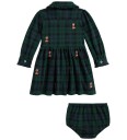 Polo Ralph Lauren Kjole   Svartklokke tart   Polo Ralph Lauren   1 år (80)   Kjole Blå Brun Grønn
