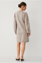 Ellos Collection   Strikket kjole med lange ermer   Beige