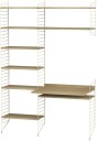 String kontor eik & beige Kombinasjon G