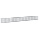  Gabionkurv med deksel 1100x100x100 cm galvanisert jern