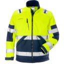 Fristads Softshelljacka 4083 Wyh, Klass 2 Varsel Gul/marinblå S