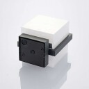 Lindby Utendørs LED-vegglampe Auron, terningformet