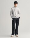 Teens Shield Sweatshirt med halv glidelås LIGHT GREY MELANGE 158/164