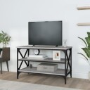 vidaXL TV-benk grå sonoma 80x40x50 cm konstruert tre