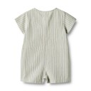 Wheat Playsuit Niller Aquablue Stripe (86 / 1,5 år)