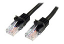 7m Black Cat5e / Cat 5 Snagless Ethernet Patch Cable 7 m - patch cable - 7 m - black