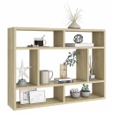 vidaXL Vegghylle sonoma eik 75x16x55 cm sponplate