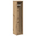 vidaXL Baderomsskap med rulleholder artisan eik 20,5x20x90 cm